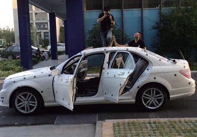 汽車、船模等大型物體掃描